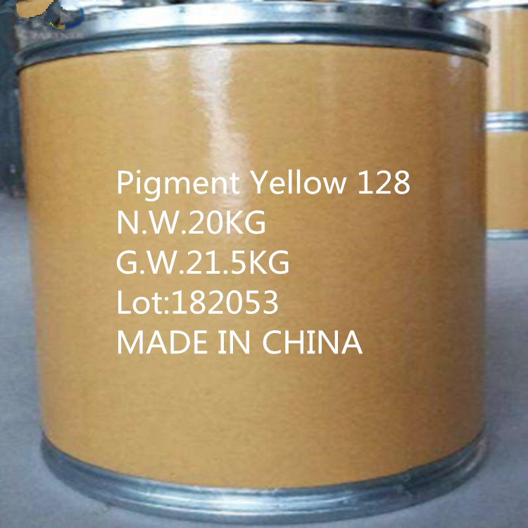 Pigment yellow 128 CAS:79953-85-8 excellent solvent resistance good light fastness good weather fastness excellent transparency C55H37Cl5F6N8O8