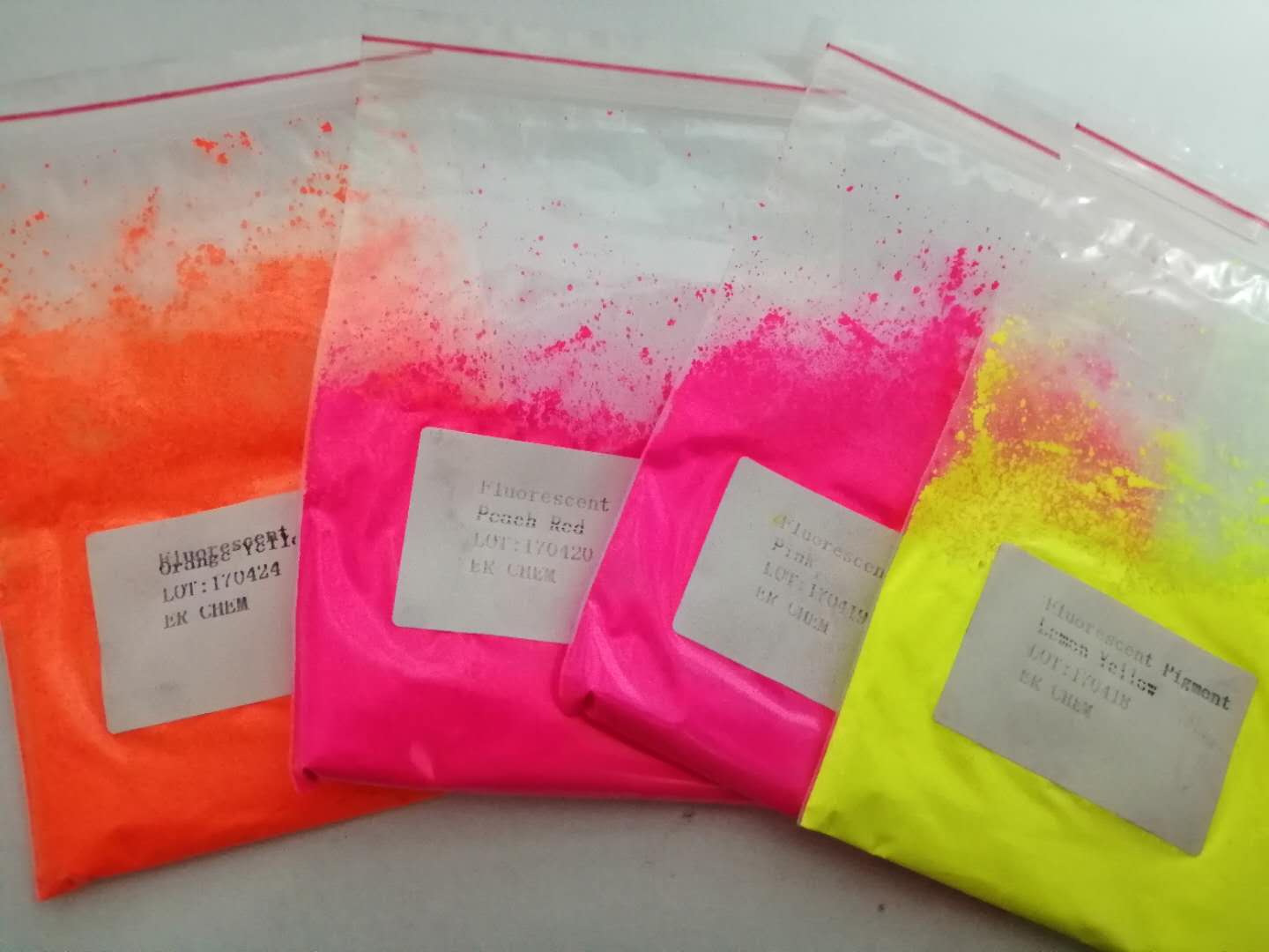 Fluorescent Pigment Powder Type Transparent Fluorescent Colorant for Solvent Based Printing Inks 