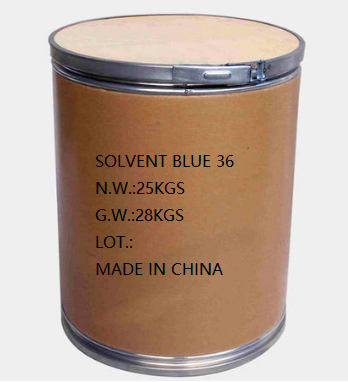Solvent Blue 36 100% Purity High Heat Resistance for Engineering Plastic Dyeing 